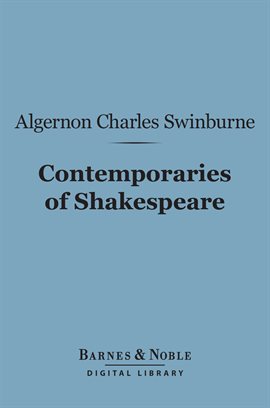 Cover image for Contemporaries of Shakespeare