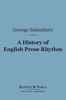 Cover image for A History of English Prose Rhythm