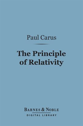 Cover image for The Principle of Relativity