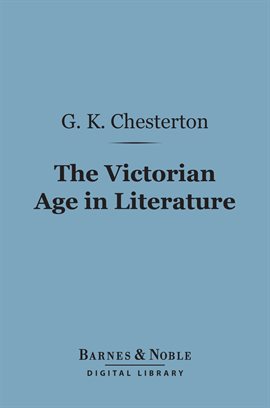 Cover image for The Victorian Age in Literature