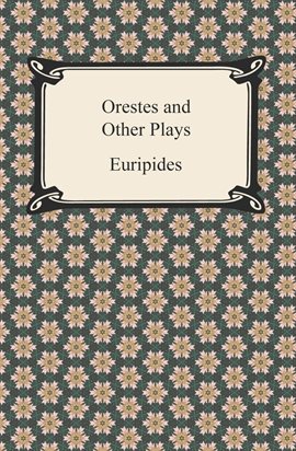 Cover image for Orestes and Other Plays