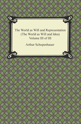 Cover image for The World as Will and Representation (The World as Will and Idea), Volume III