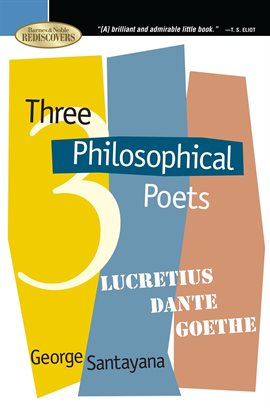 Cover image for Three Philosophical Poets