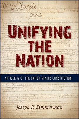 Cover image for Unifying the Nation