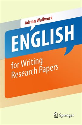 Cover image for English for Writing Research Papers