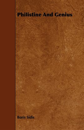 Philistine and Genius Philistine and Genius