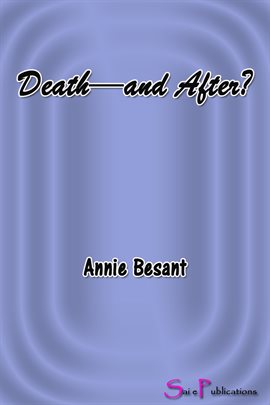 Cover image for Death--and After?