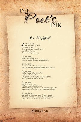 Cover image for Def Poet's Ink