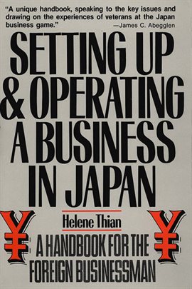 Cover image for Setting Up & Operating a Business in Japan