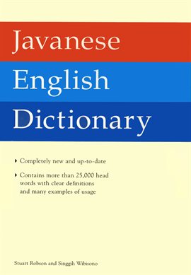 Cover image for Javanese English Dictionary