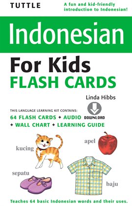 Cover image for Tuttle Indonesian for Kids Flash Cards