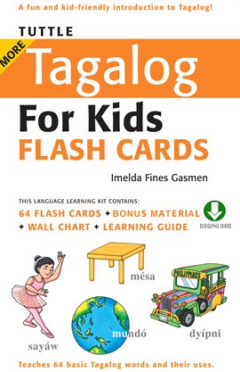 Cover image for Tuttle More Tagalog For Kids Flash Cards
