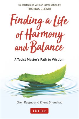 Cover image for Finding a Life of Harmony and Balance