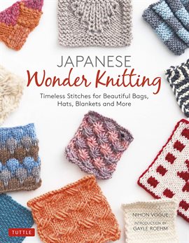 Cover image for Japanese Wonder Knitting