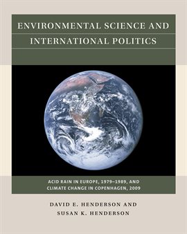 Imagen de portada para Environmental Science and International Politics