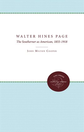 Cover image for Walter Hines Page