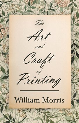 Cover image for The Art and Craft of Printing