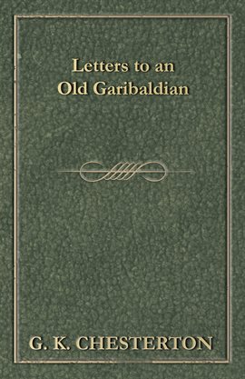 Cover image for Letters to an Old Garibaldian