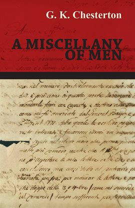 Cover image for A Miscellany of Men
