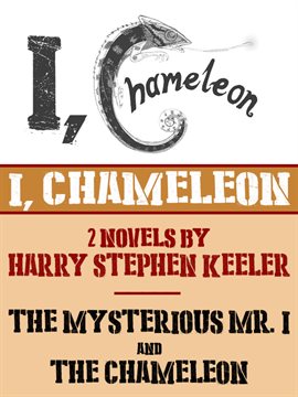 Imagen de portada para I, Chameleon ("The Mysterious Mr. I" and "The Chameleon")