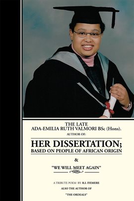 Imagen de portada para The Late Ada-Emilia Ruth Valmori Bsc.Hons. Her Dissertation