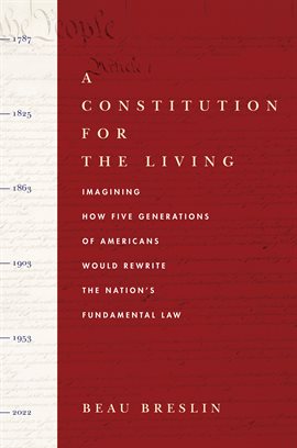 Cover image for A Constitution for the Living