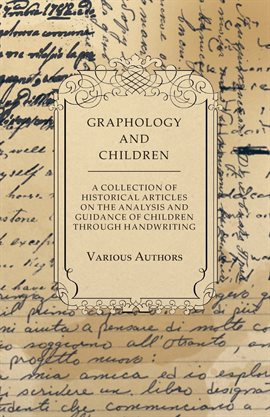 Cover image for Graphology and Children