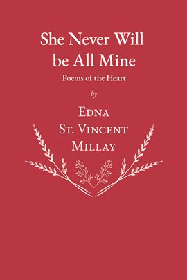 Imagen de portada para She Never Will be All Mine - Poems of the Heart