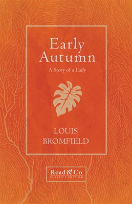 Cover image for Early Autumn - A Story of a Lady