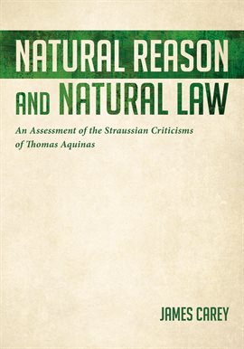 Cover image for Natural Reason and Natural Law