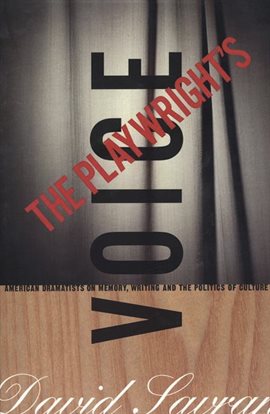 Cover image for The Playwright's Voice
