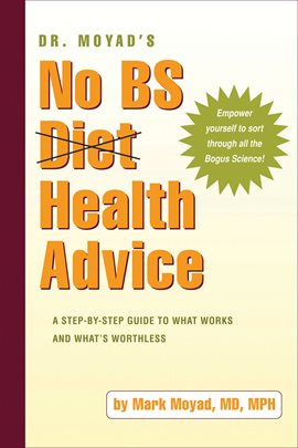Imagen de portada para Dr. Moyad's No BS Diet Health Advice