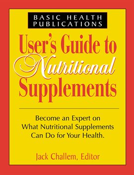 Imagen de portada para User's Guide to Nutritional Supplements