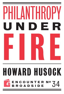 Imagen de portada para Philanthropy Under Fire
