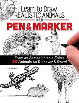 Cover image for Learn to Draw Realistic Animals with Pen & Marker