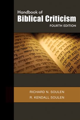 Cover image for Handbook of Biblical Criticism