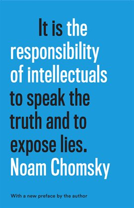 Imagen de portada para The Responsibility of Intellectuals