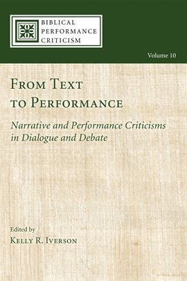 Imagen de portada para From Text to Performance