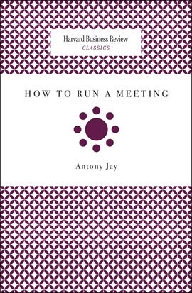 Imagen de portada para How to Run a Meeting