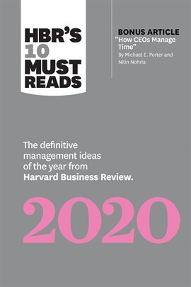 Imagen de portada para HBR's 10 Must Reads 2020