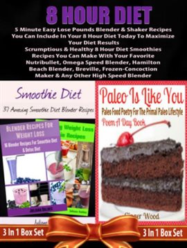 Imagen de portada para 8 Hour Diet: 5 Minute Lose Pounds Blender Recipes