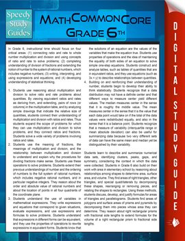 Imagen de portada para Math Common Core 6th Grade