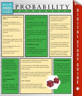 Imagen de portada para Probability Concepts