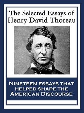 Imagen de portada para The Selected Essays of Henry David Thoreau