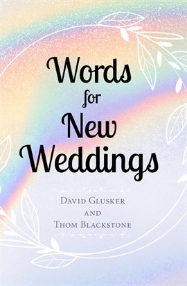 Cover image for Words For New Weddings