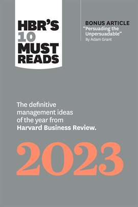 Imagen de portada para HBR's 10 Must Reads 2023