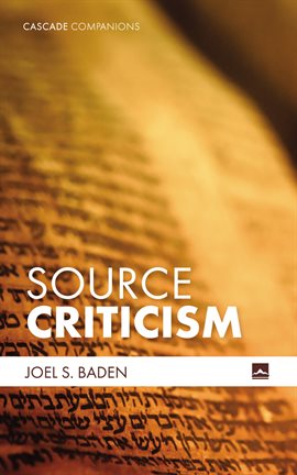 Cover image for Source Criticism