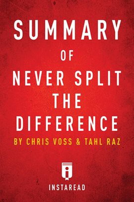 Cover image for Summary of Never Split the Difference