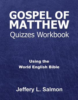 Cover image for Gospel of Matthew Quizzes Workbook