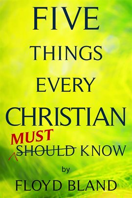 Cover image for Five Things Every Christian Must Know